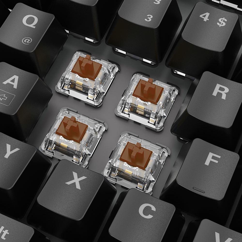 Sharkoon SKILLER SGK20 tastatur – Huano Brown, tysk layout