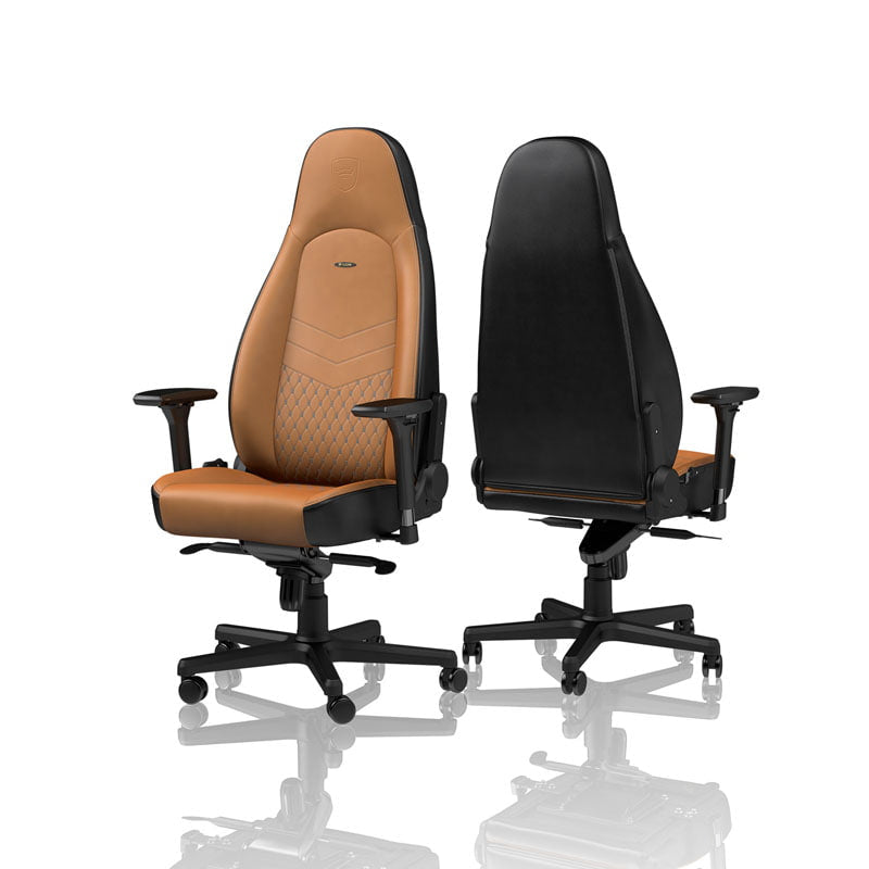 noblechairs ICON Real Leather Cognac/Svart