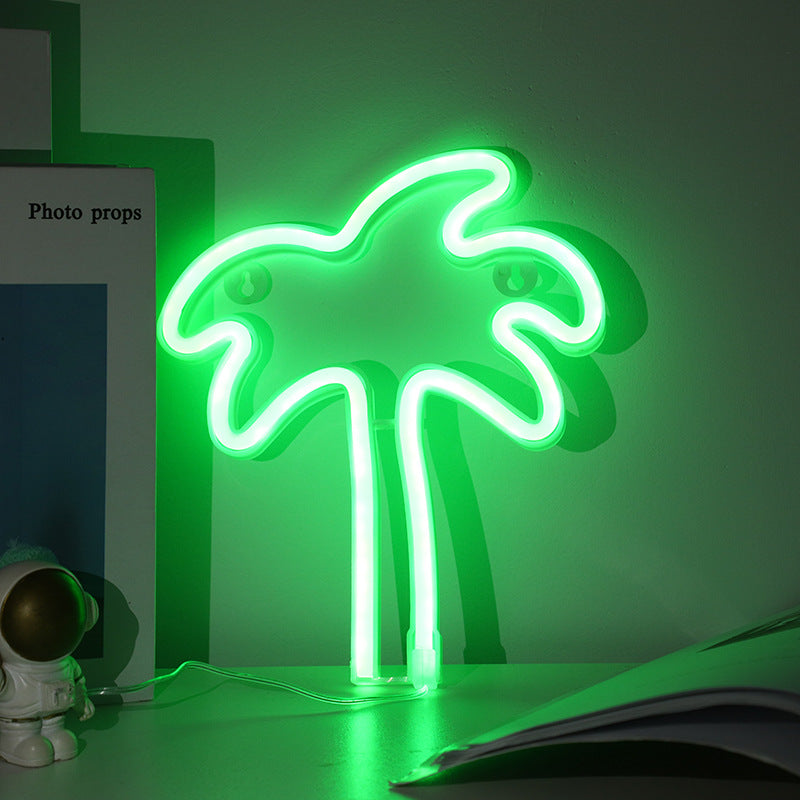 Geekd - Palm Neon Lampa