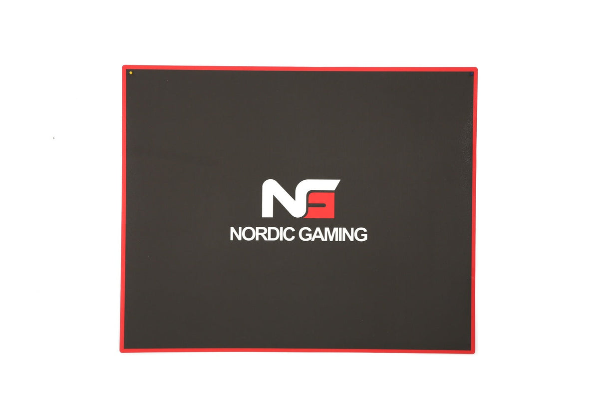 Nordic Gaming Guardian Stolsmatta Svart/Röd