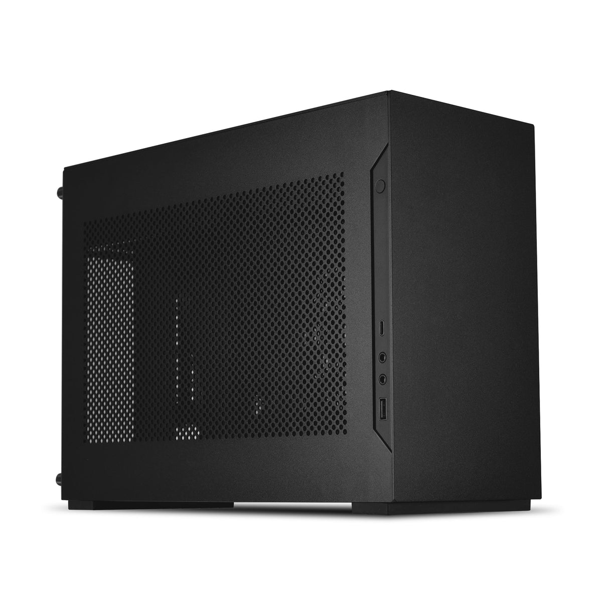 Lian Li A4-H2O X4, MINI-ITX, Svart, Inkluderar PCIE4.0 Riser Card-kabel