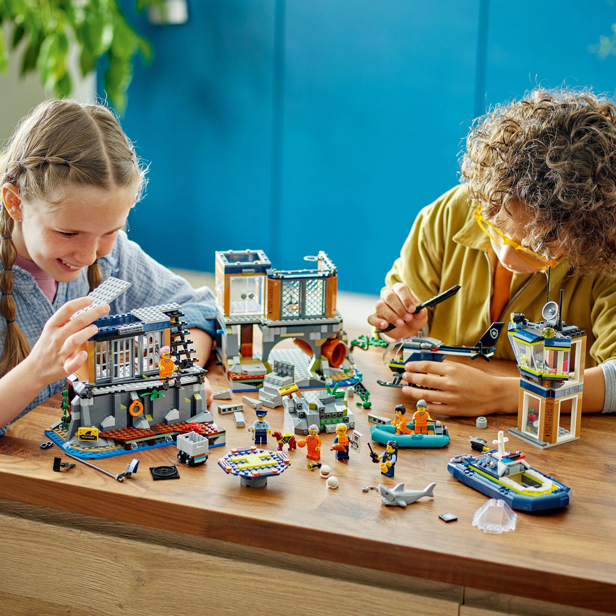 LEGO 60419 City Prison Island Police Station Construction Leksaksväska