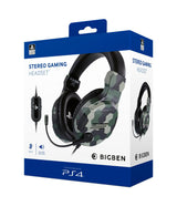 Nacon PS4 Gaming Headset V3 - Grön - Headset - Sony