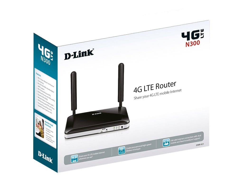 D-Link DWR-921 4G LTE Router Trådlös Router Desktop