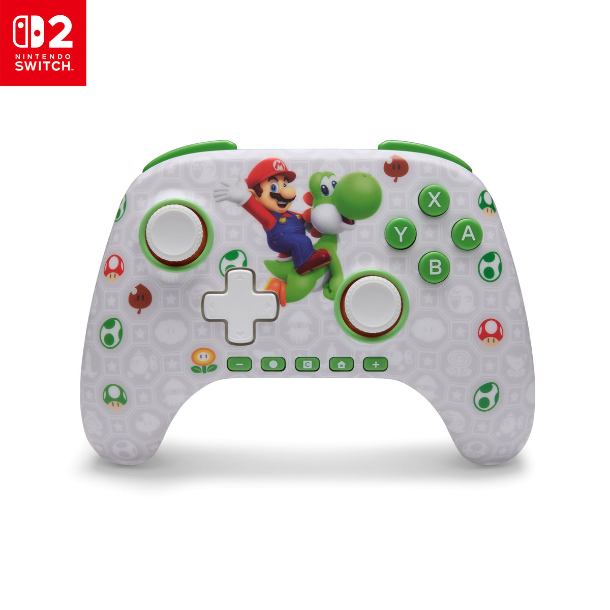 PowerA - Advantage Wireless Controller for Nintendo Switch 2 - Mario & Yoshi - billede 3