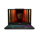 MSI Cyborg 15 B2RWFKG-010FR – skærm og tastatur set forfra