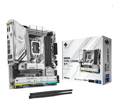 ASRock B860M Steel Legend WiFi bundkort - produktbillede 6