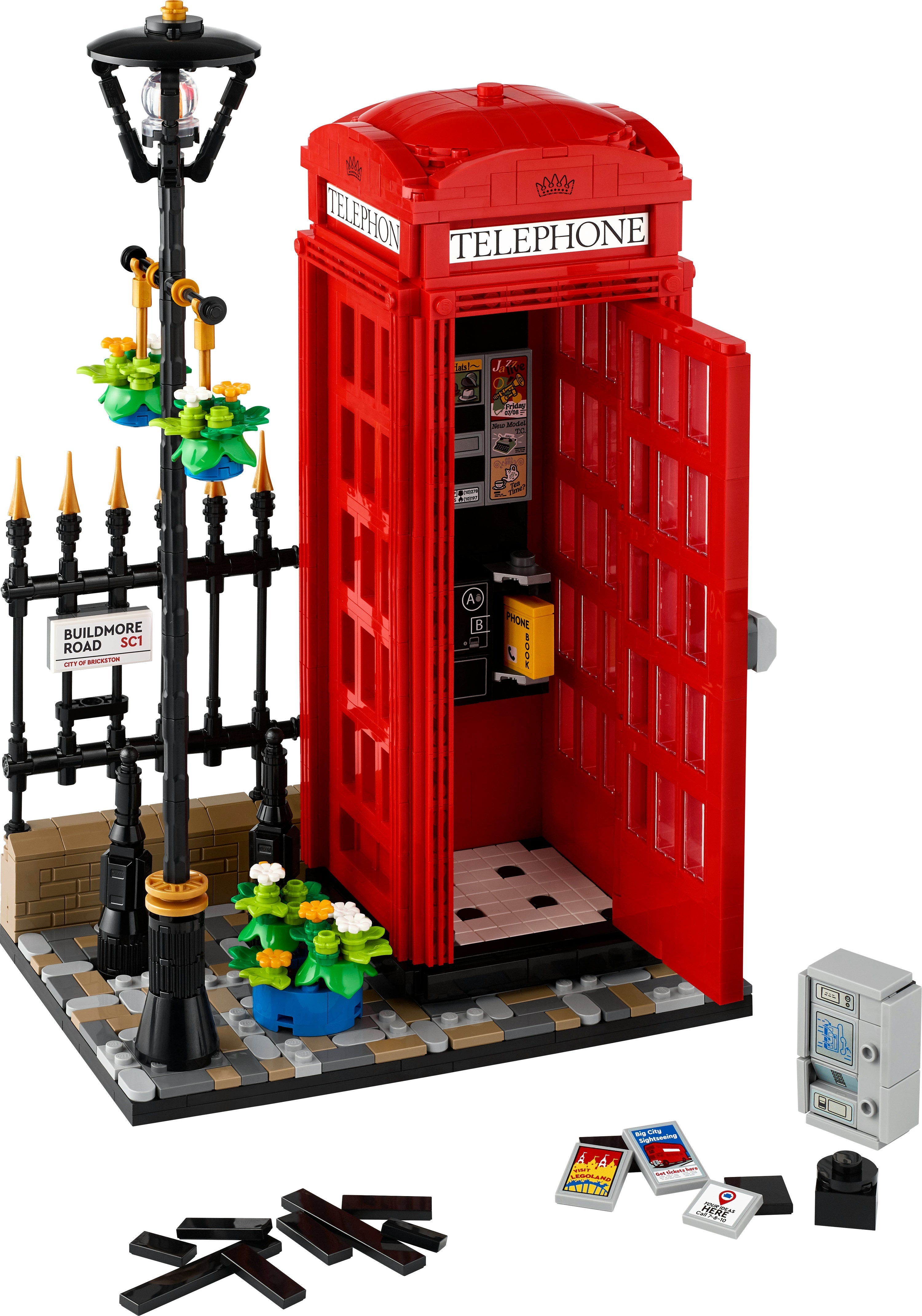 LEGO Ideas Röd London Telefonlåda 21347