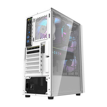 Datorfodral Darkflash A290 + 3 Fläktar (vit)