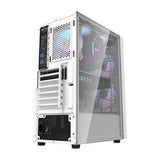 Datorfodral Darkflash A290 + 3 Fläktar (vit)