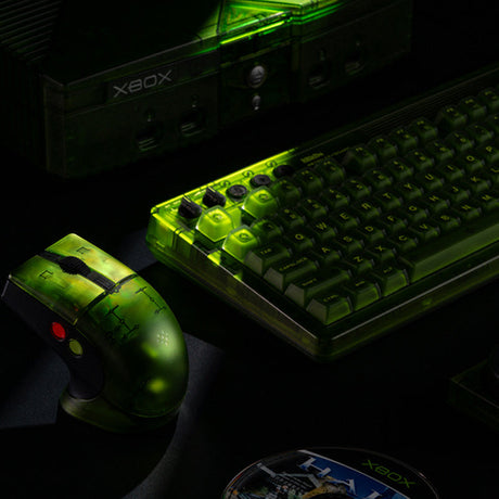 8BitDo Retro R8 Xbox Edition – trådløs PC-mus – Mus ved separat tastatur som eksempel