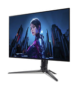 Acer Predator X32X3 OLED – skærm set fra modsat skrå vinkel