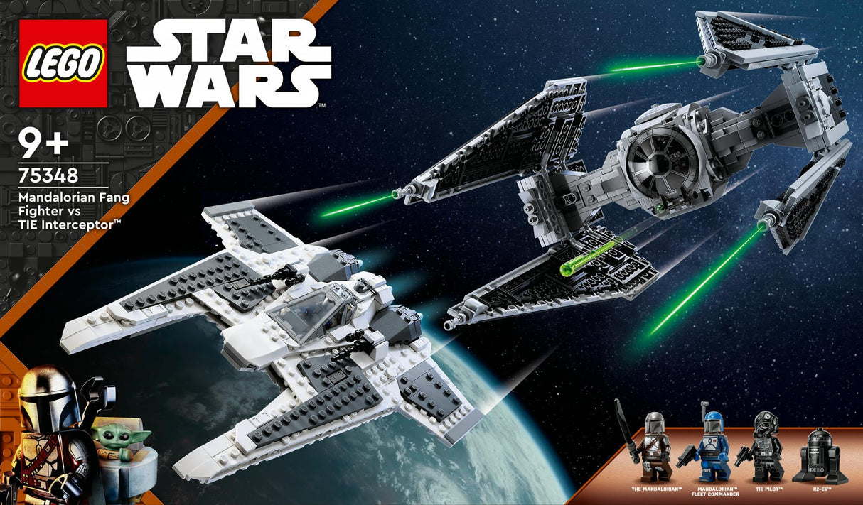 LEGO Star Wars - Mandalorian Fang Fighter Vs. TIE Interceptor (75348)