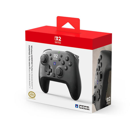 HORI - Wireless Horipad Turbo - Nintendo Switch 2 - Black HORI