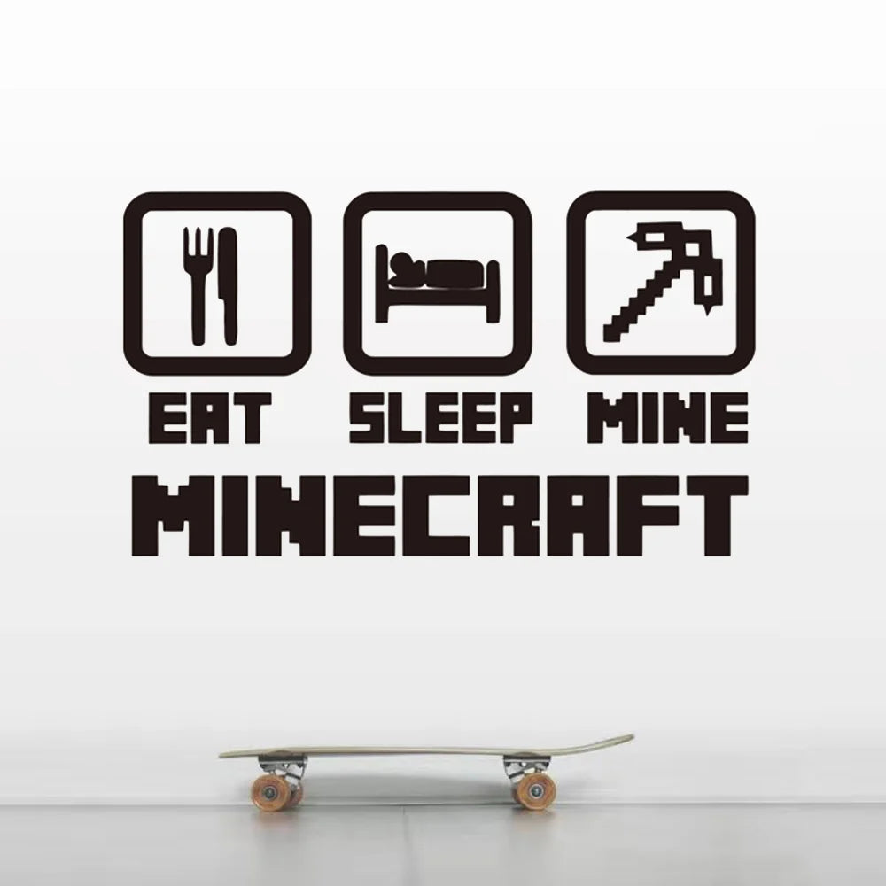 Minecraft Enorm Väggdekal