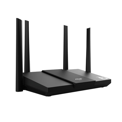 ASUS RT-AX50 AX3000 AiMesh – set skråt forfra (vinkel 2)