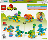 LEGO 10451 DUPLO Town Dinosaurs on Wheels 3-in-1 Set, Construction Toy LEGO
