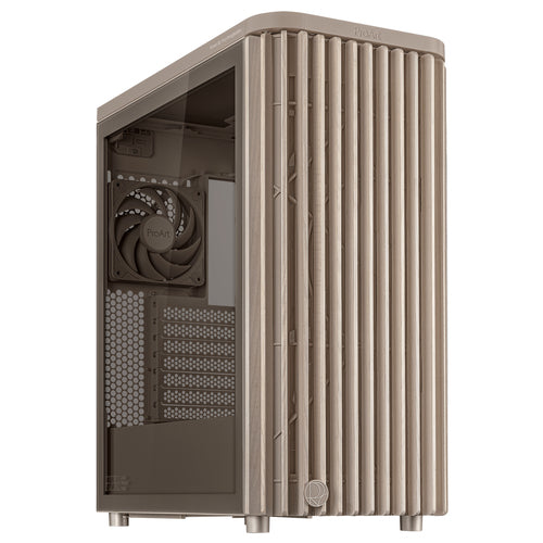 ASUS ProArt PA401 Wood Edition Beige - Tempered Glass Panel – set skråt forfra