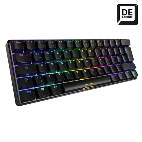 DE layout - Sharkoon SKILLER SGK50 S4, gaming keyboard (black, Kailh Brown) Sharkoon