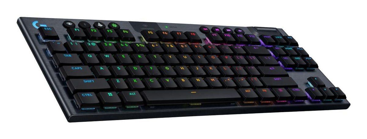 Logitech - G915 X LIGHTSPEED TKL Wireless Gaming KB Clicky Black Nordic Logitech