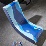 X- Rocker - Video Rocker Gaming Floor Chair - Lava Blue X-Rocker