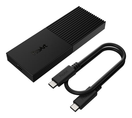 ASUS ProArt PA40SU SSD-kabinet med medfølgende USB-C-kabel