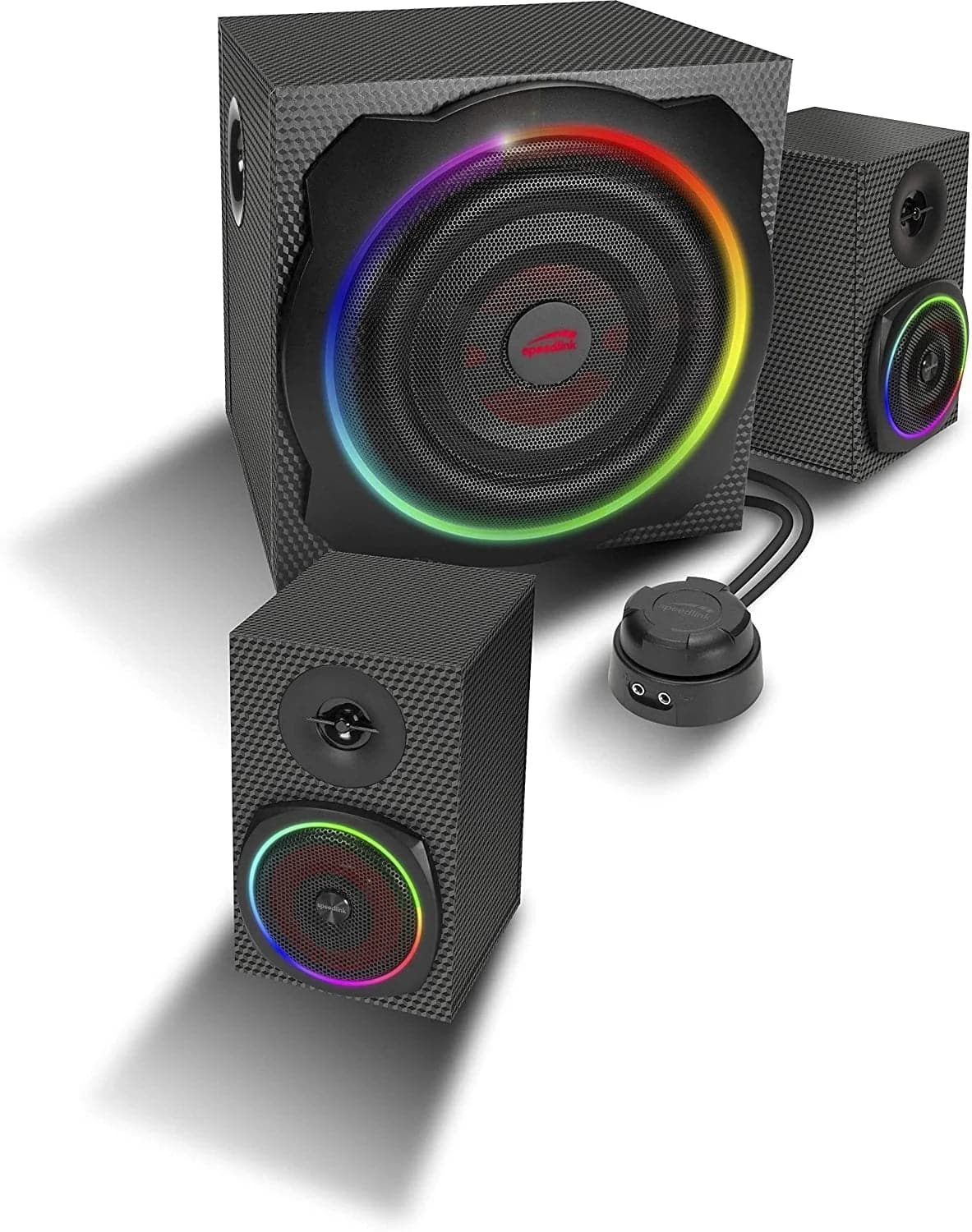 Speedlink - GRAVITY CARBON RGB 2.1 Gaming Högtalarsystem