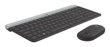 Logitech - Slim Wireless Keyboard and Mouse Combo MK470 NORDIC Logitech