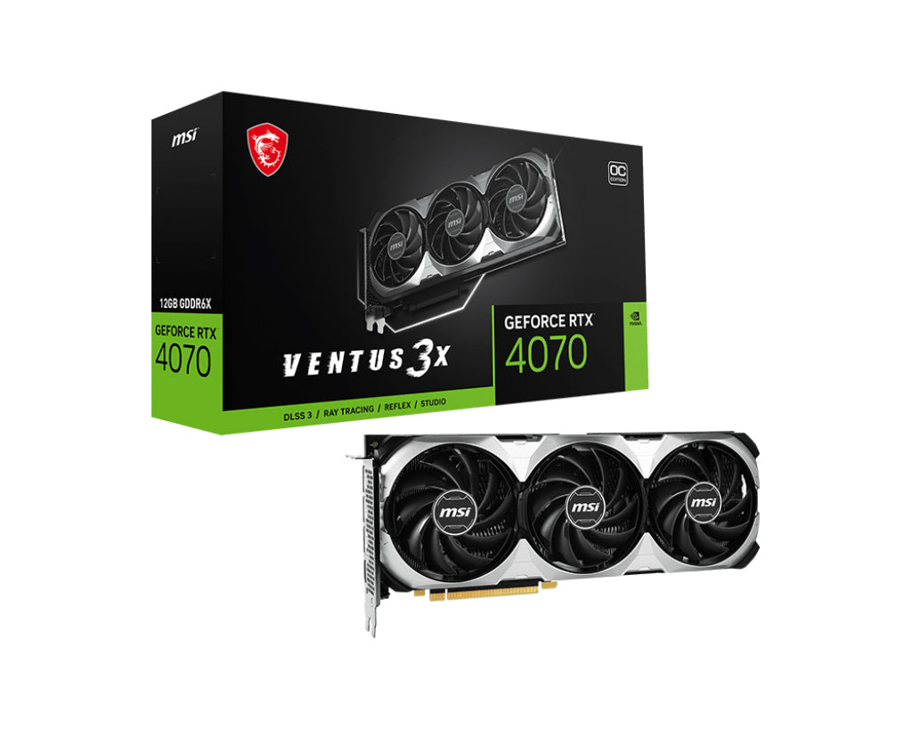 MSI GeForce RTX 4070 VENTUS 3X OC 16GB