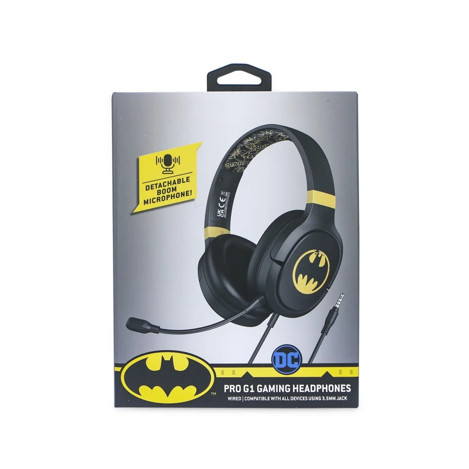 OTL - PRO G1 DC Comic Batman-spelhörlurar (DC0885)