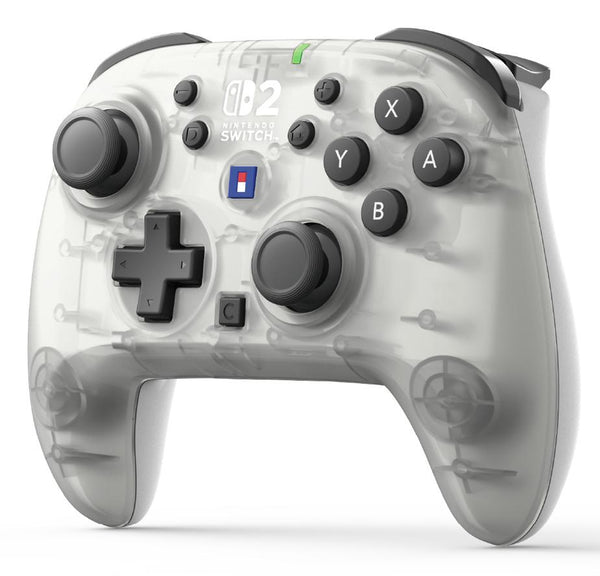 HORI Wireless HORIPAD Turbo til Switch 2 – Frost White