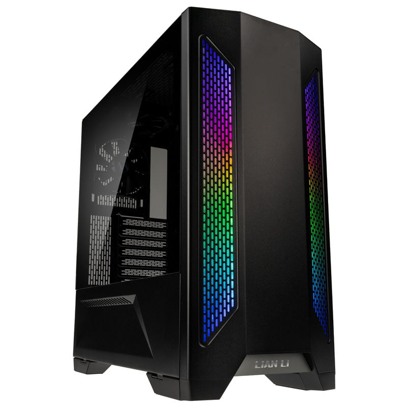 Lian Li LANCOOL II Midi-Tower, härdat glas, DRGB - svart