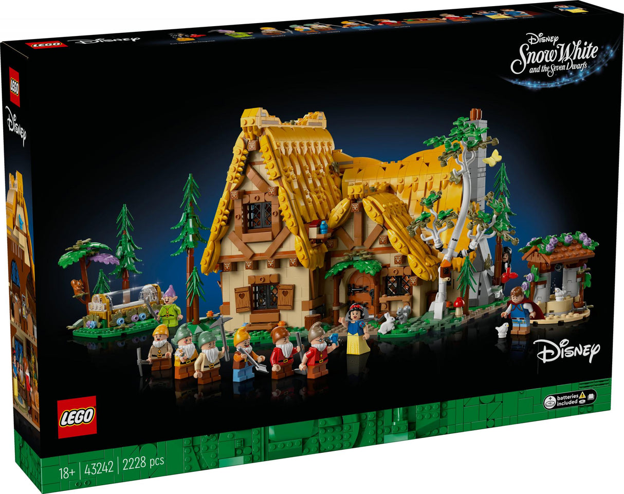 LEGO Disney - Snow White and the Seven Dwarfs Cottage (43242.) LEGO