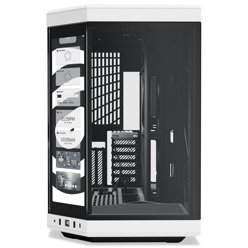 HYTE Y70 Touch Svart/Vit