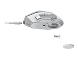 Logitech G G502 X LIGHTSPEED Optisk Trådlös Vit