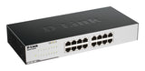 D-Link DGS-1016D – 16-port Gigabit desktop-switch – produktbillede 2