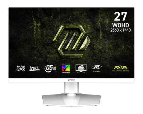 MSI MAG 274QRFWDE E20 – 27″ WQHD-gamingskærm, hvid – skærmens egenskaber