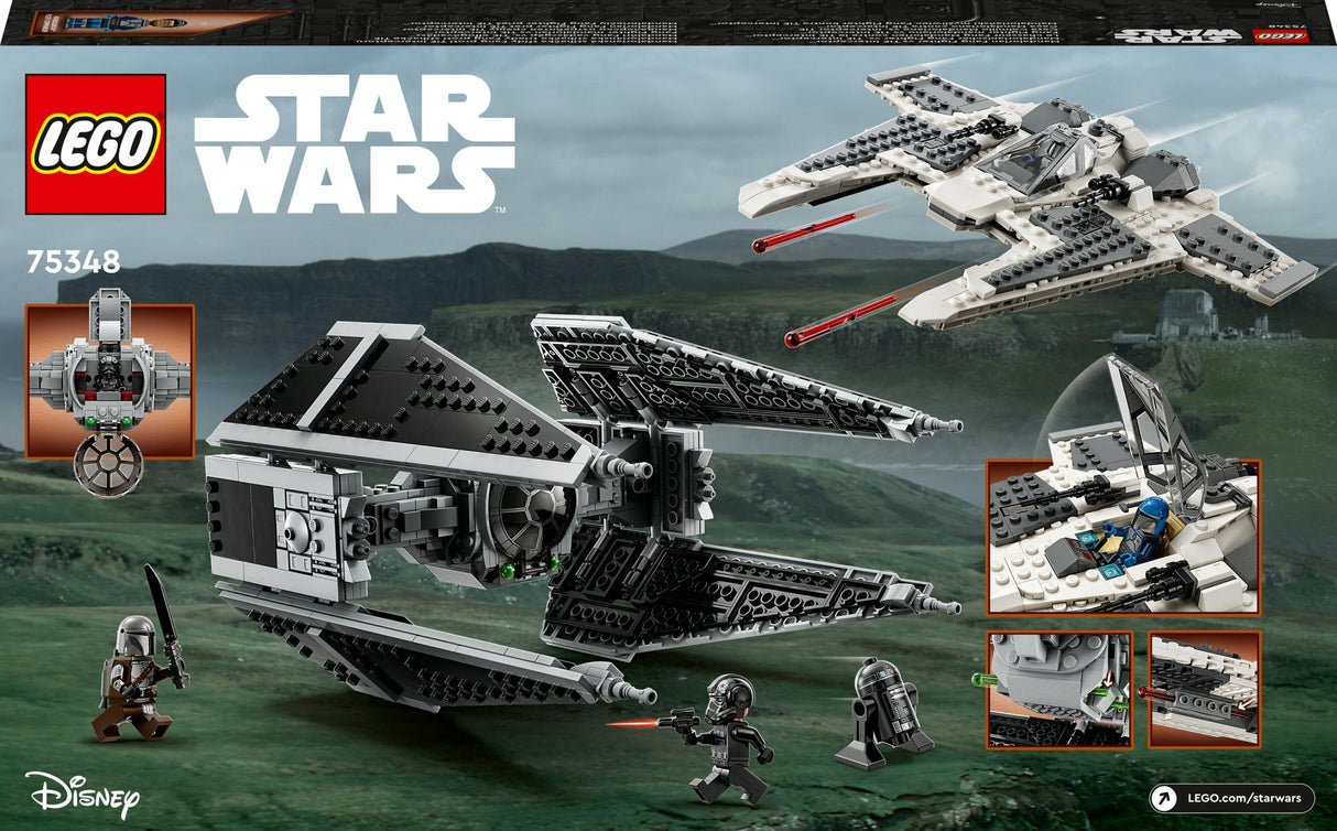 LEGO Star Wars - Mandalorian Fang Fighter Vs. TIE Interceptor (75348)