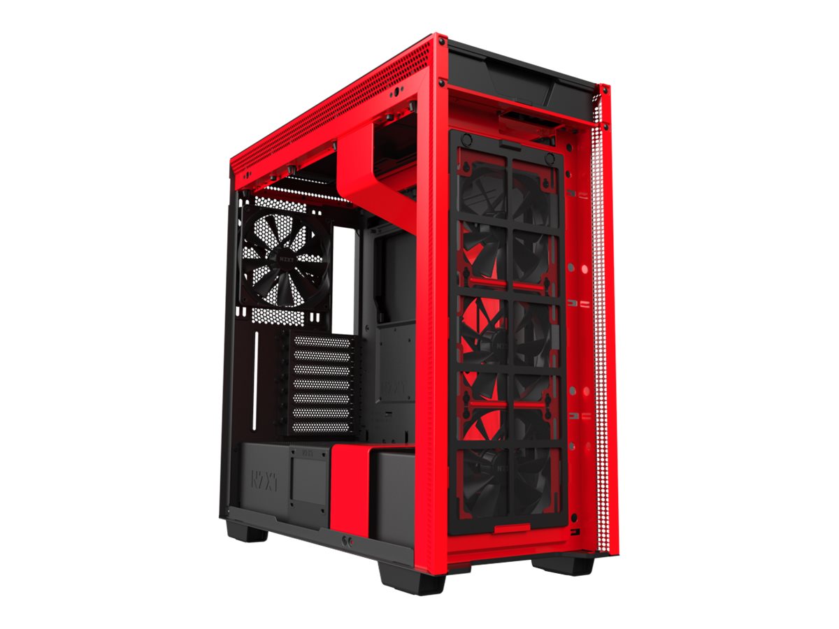NZXT H-serien H710 Tower Extended ATX Svart Röd