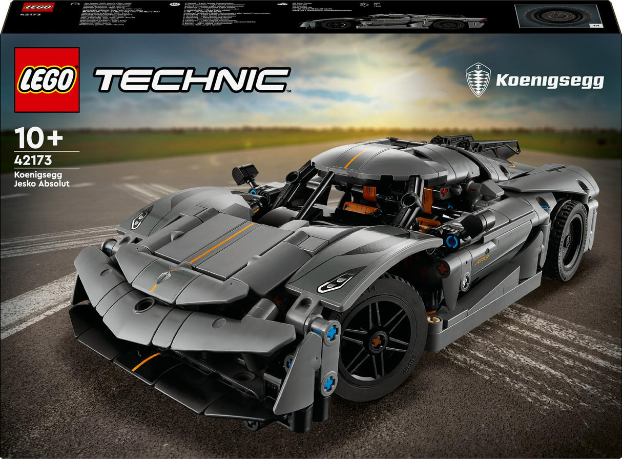 LEGO 42173 Technic Koenigsegg Jesko Absolut Super Sports Car in Gray LEGO