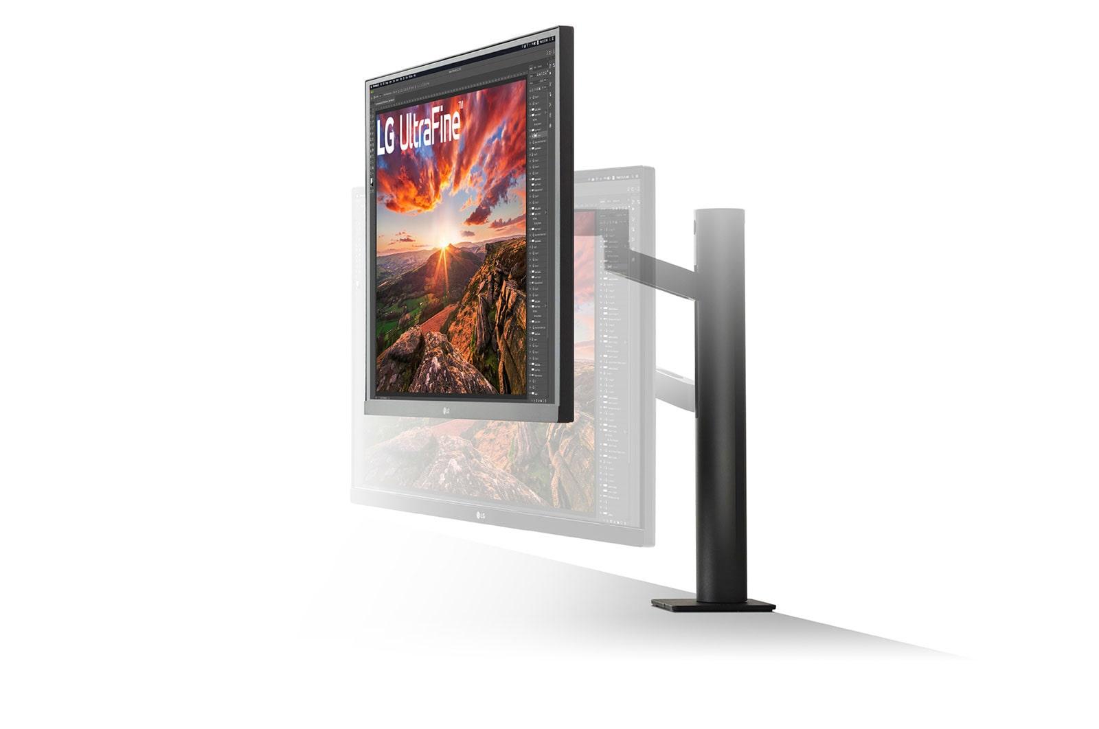 LG UltraFine Ergo 27UN880P-B 27 3840 X 2160 (4K) HDMI DisplayPort USB-C 60Hz Extend Retract Dockningsskärm