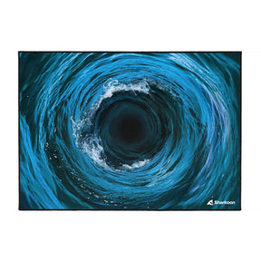 Sharkoon SKILLER SFM12 Undertow Blue 140x100cm 5mm Stitched Anti-Slip Gaming Chair Floor Mat Sharkoon