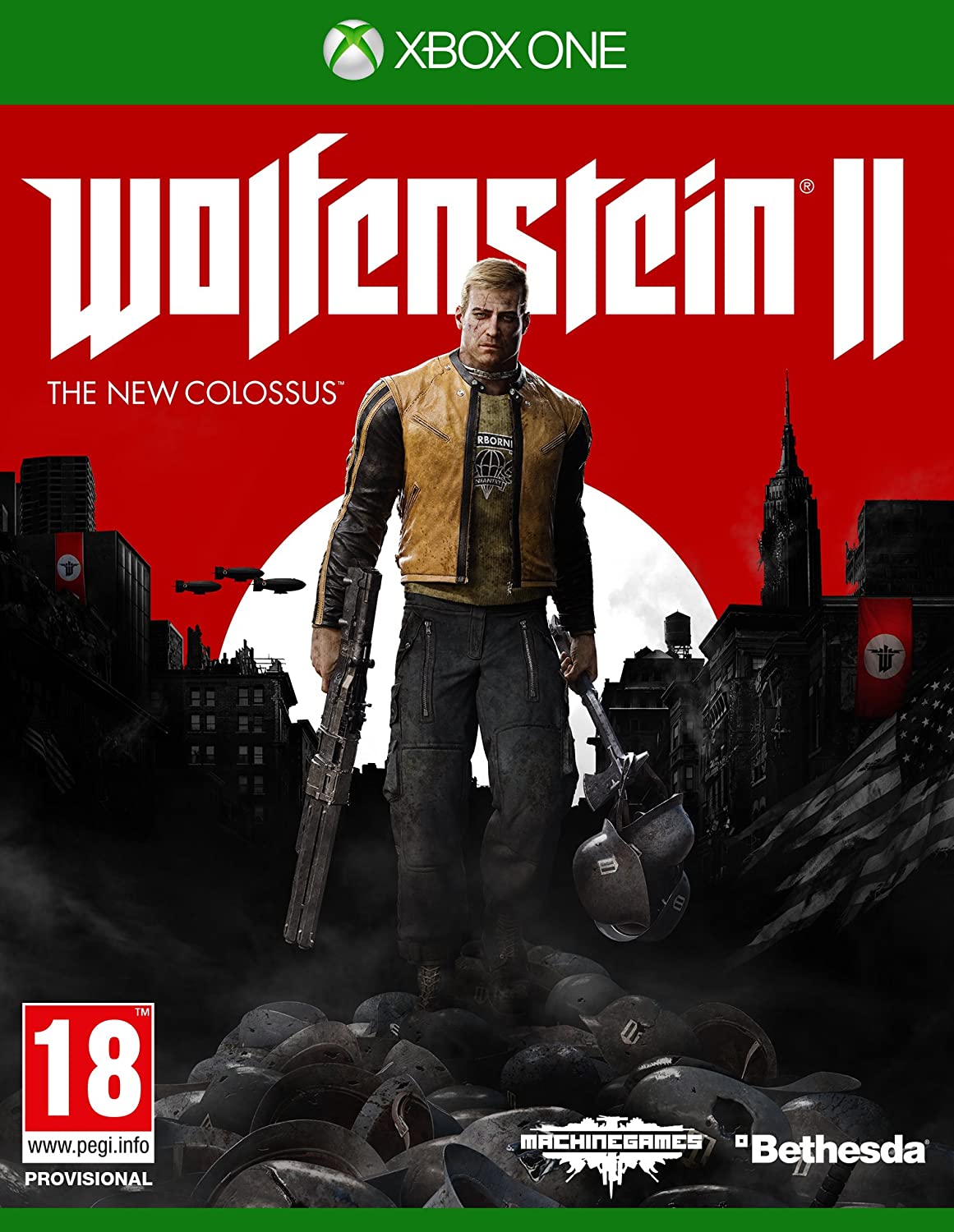 Wolfenstein II: The New Colossus – AUS-udgave – Xbox One – spilomslag