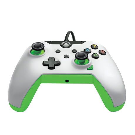 PDP Wired Controller Xbox Series X White - Neon (Green) PDP