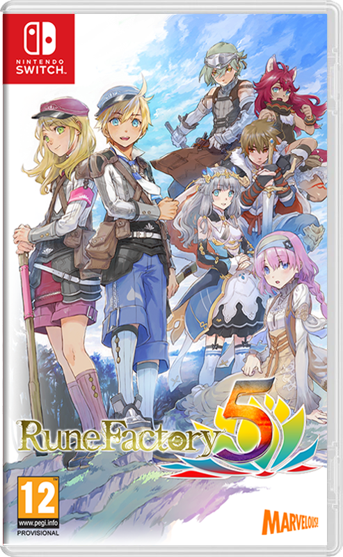 Rune Factory 5 – Nintendo Switch – spilomslag