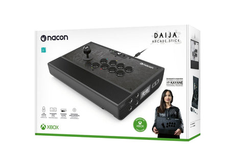 NACON DAIJA Arcade Stick Sort USB speciel PC, Xbox One, Xbox Series S, Xbox Series X NACON