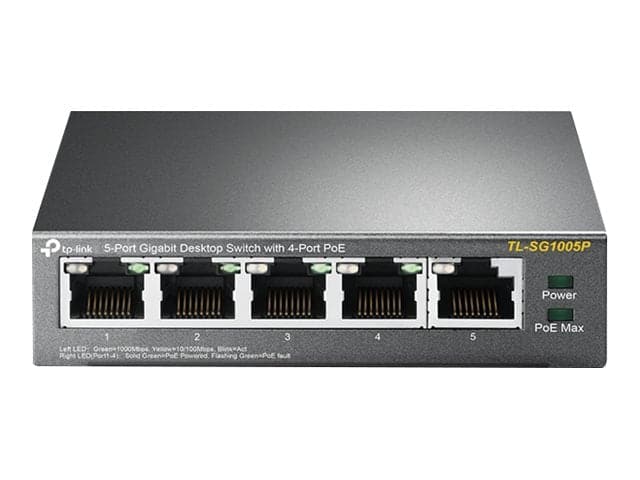 TP-Link TL-SG1005P Switch 5-portars Gigabit PoE