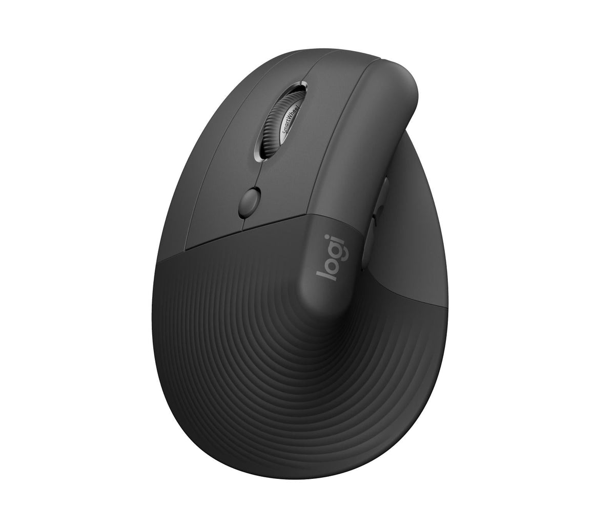 Logitech - Lift Left Vertical Ergonomic Mouse, Graphite Black Logitech