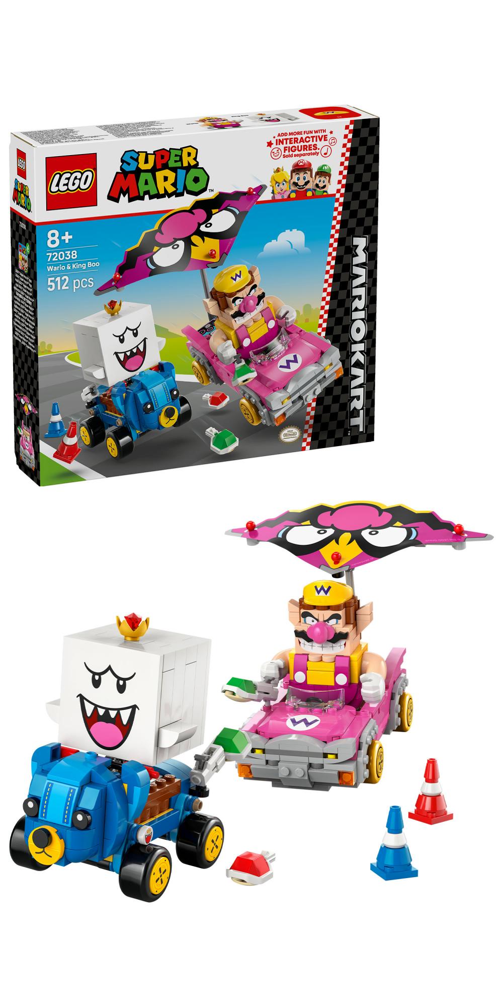 LEGO - Super Mario - Mario Kart™ – Wario & King Boo (72038) LEGO