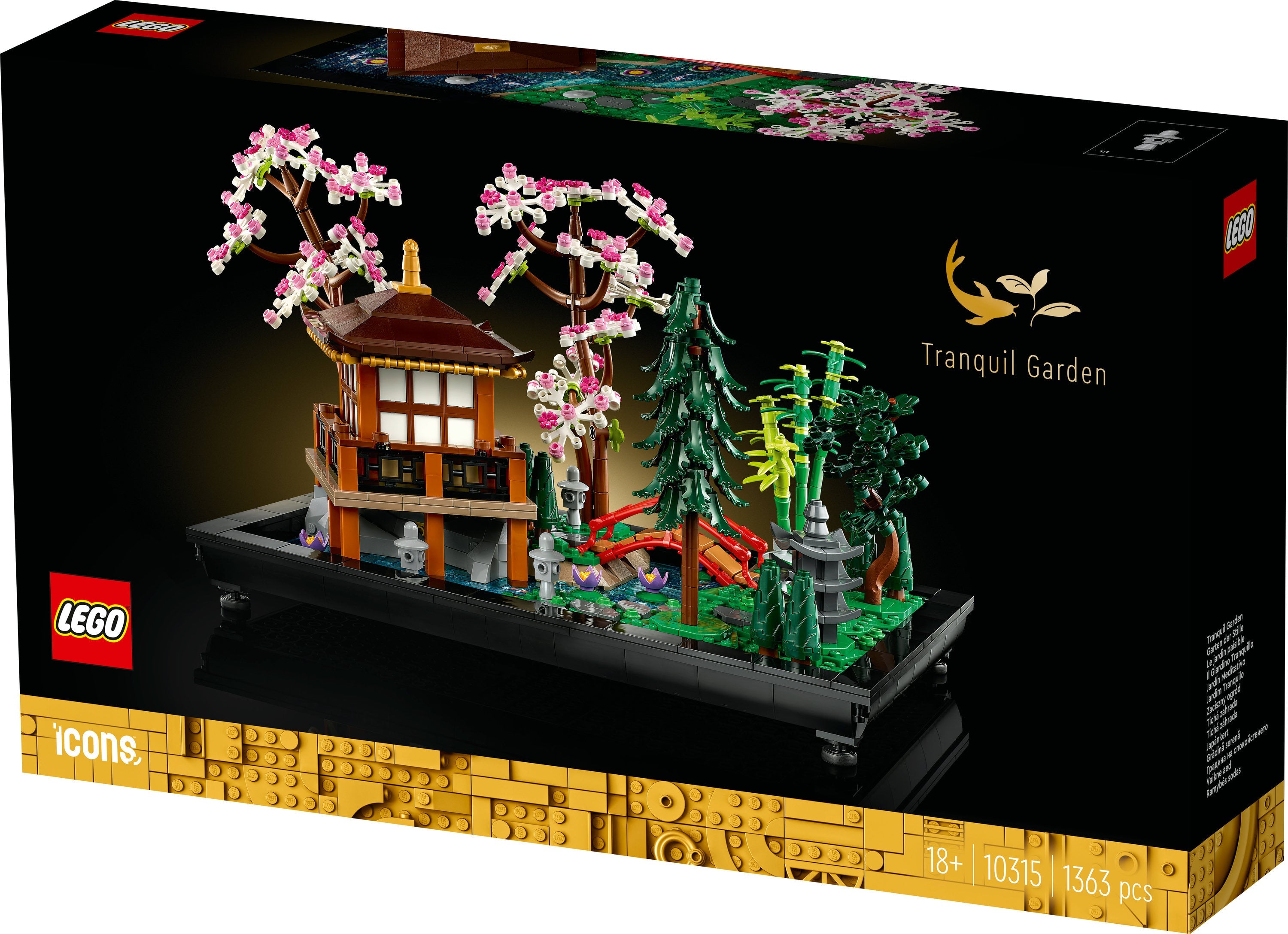 LEGO 10315 Ikoner Trädgård Av Lugn Byggande Leksak